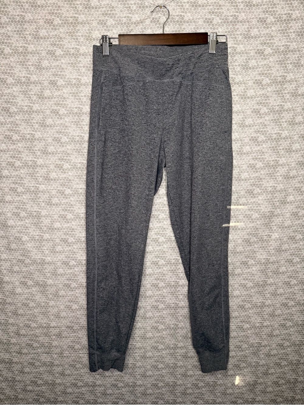 Z By Zella Women's Gray Pull On Joggers Size S Stretch Knit Solid